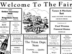 1938 Fair Ad from The Summerville News