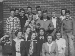 A group of Lyerly High students, circa 1946